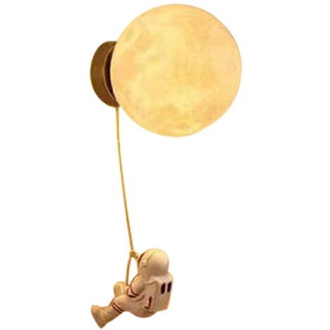Lampe murale astronaute, abat-jour imprimé en 3D, applique LED A-- (1/5)
