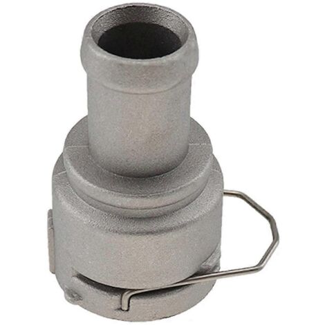 Raccord rapide en aluminium pour tuyau de refroidissement à bride -- (1/5)