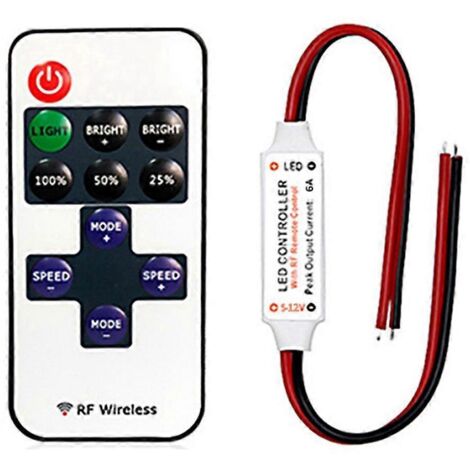 Télécommande sans fil mini RF à 11 touches -- (1/5)