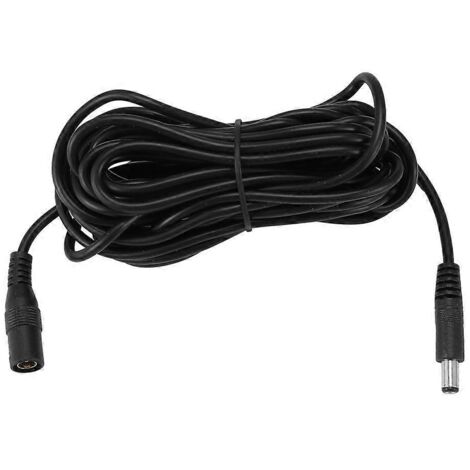 Câble d'extension d'alimentation CC DC5521 Connecteur mâle vers femelle 5M-- (1/5)