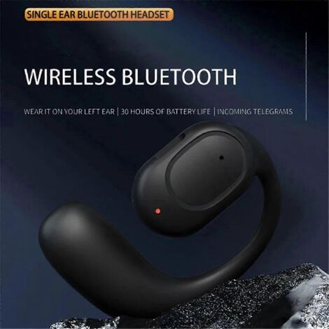 Casque sans fil Bluetooth avec microphone et conduction osseuse --- (1/5)