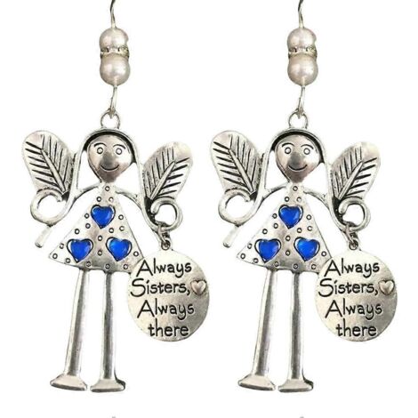 Petit pendentif décoratif, bleu foncé, à offrir à vos amies. (1/5)
