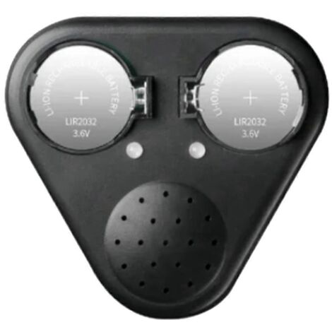 Chargeur de piles boutons à double emplacement avec commande vocale LIR2032 LIR2025-- (1/5)
