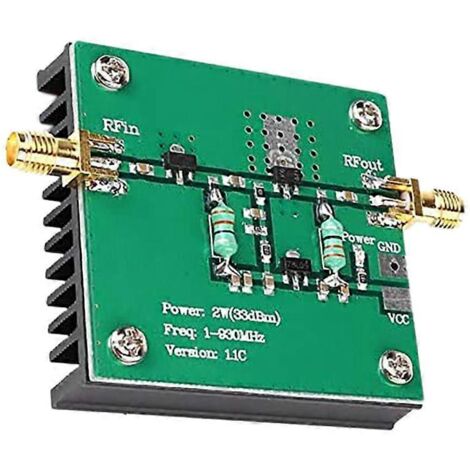 Module amplificateur de puissance RF 1-930 MHz 2 W pour transmission radio FM HF (1/5)