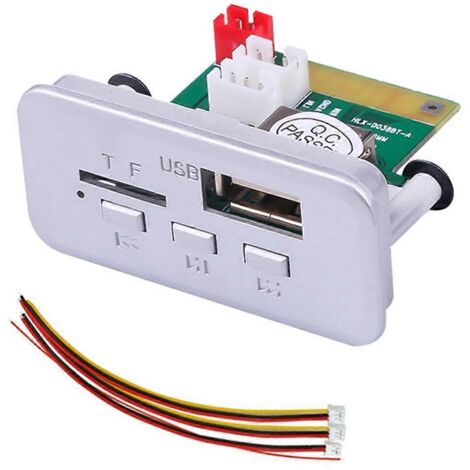 Carte de décodage Bluetooth 5.0 MP3 WMA APE pour haut-parleur 12V-- (1/5)