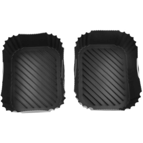 Ensemble de 2 accessoires pour friteuse à air : panier en silicone pour friteuse à air. (1/5)