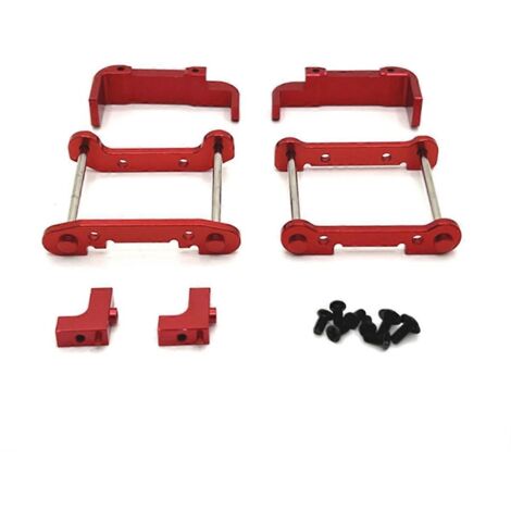 Pièces de fixation rouge pour la batterie, le servo de siège et le bras oscillant. (1/5)