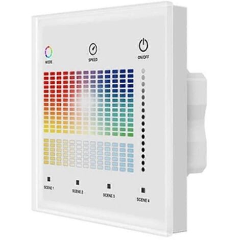 Panneau intelligent mural pour maison connectée, blanc. (1/5)