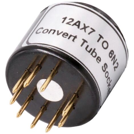 Adaptateur de douille pour tube ECC83 12AX7 vers 6N2 (1 pièce) - Convertisseur audio vintage (1/5)