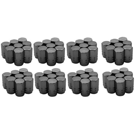 64 bouchons de valve de pneu, couvercles de valve de roue, bouchons de pneu anti-poussière pour voiture (1/5)