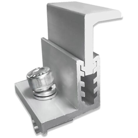 Kit de 10 fixations latérales pour panneaux solaires (1/5)