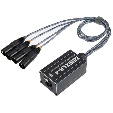 Répartiteur réseau audio RJ45 vers XLR mâle --- (1/5)