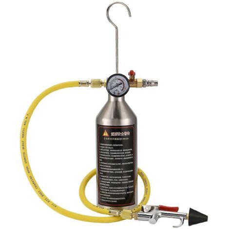 Kit de rinçage pour climatisation, outil de nettoyage des tuyaux de climatisation automobile ---
