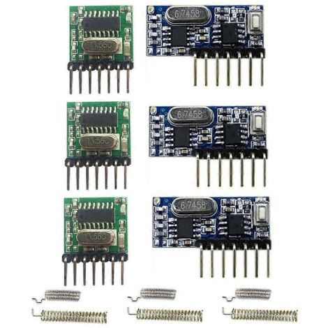 Module émetteur-récepteur RF sans fil RX480E-4WQB 433 MHz (1/5)