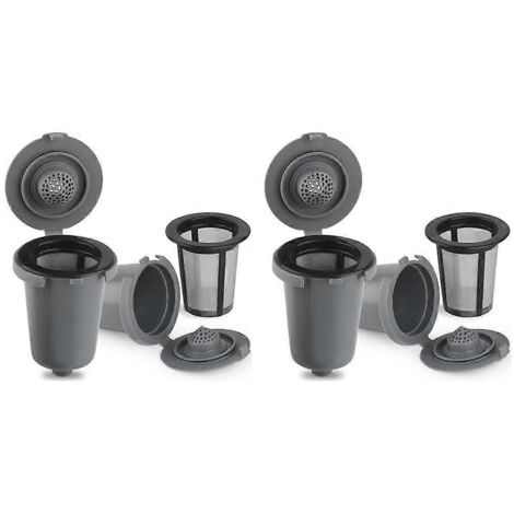 Lot de 4 coupelles filtrantes réutilisables pour-- (1/5)
