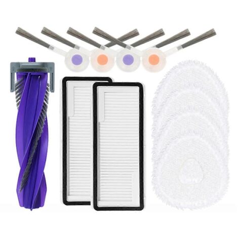 Pour balai à franges avec filtre HEPA et brosse latérale principale Freo X Ultra/J4 Lite -- (1/5)