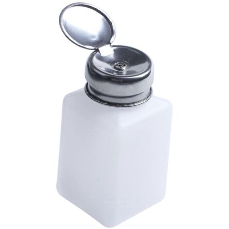 Distributeur de liquide (huile, alcool) en flacon transparent d'une capacité de 200 ml (1/5)