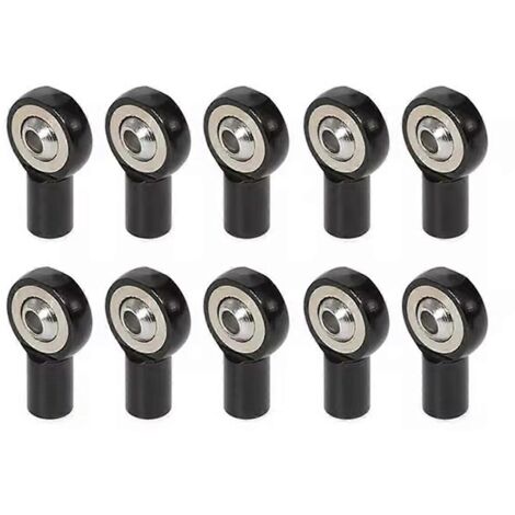 Lot de 10 supports à rotule M2.5 pour biellettes de voiture RC (noir) (1/5)