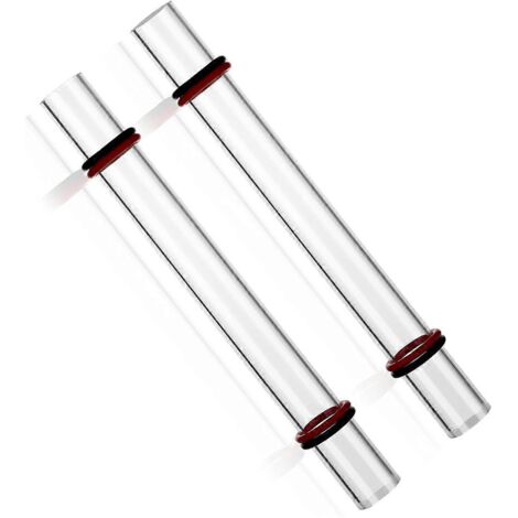 Lot de 2 rouleaux pour pâte polymère, rouleau tubulaire rond en acrylique --- (1/5)