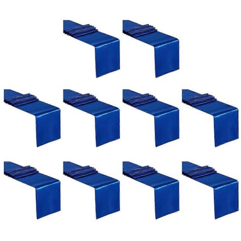 Pour table rectangulaire ronde, nappe lisse, lot de 10 pièces B-- (1/5)