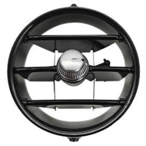 Grille de sortie de climatisation pour voiture -, Noir brillant-- (1/5)