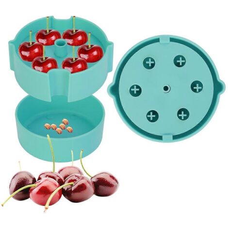 Dénoyauteur à cerises - Outil portable pour dénoyauter et vider les cerises (1/5)