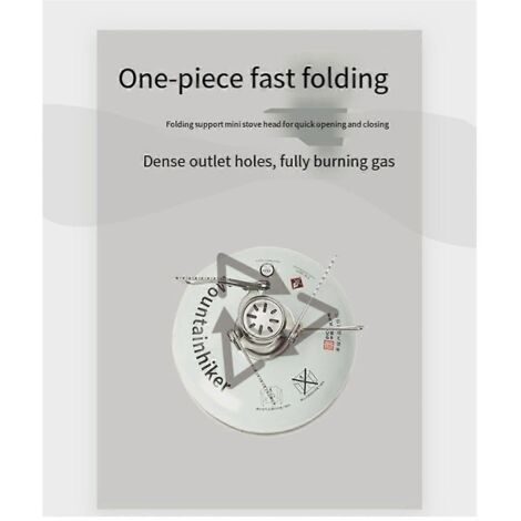 Mini four de poche pour pique-nique, réchaud à gaz avec brûleur intégré - (1/5)