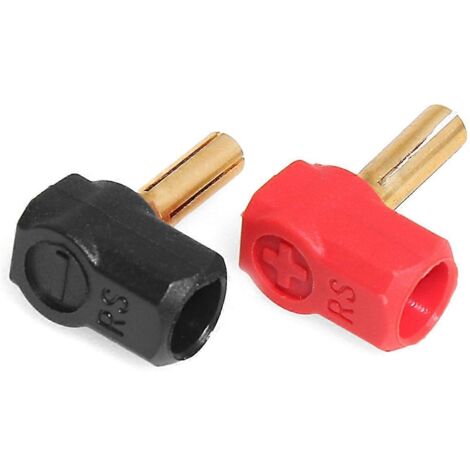 Bouchons et fixations de dissipateur thermique en métal rigide en forme de L de 4 mm pour voiture RC 1/10-- (1/5)