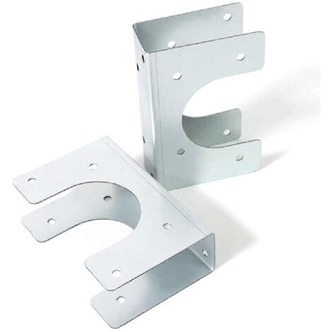 Lot de 20 supports métalliques pour montants simples en bois, compatibles avec les tuyaux jusqu'à (1/5)