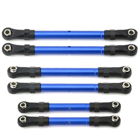 Biellette de direction, barre d'accouplement pour Hoss/4WD bleue (1/5)