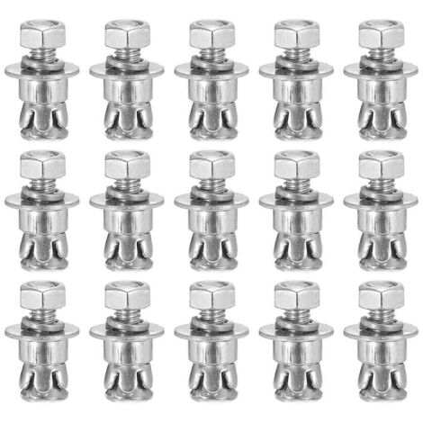 Chevilles à douille hexagonales 1/4 po x 5/8 po - Paquet de 50 (1/5)
