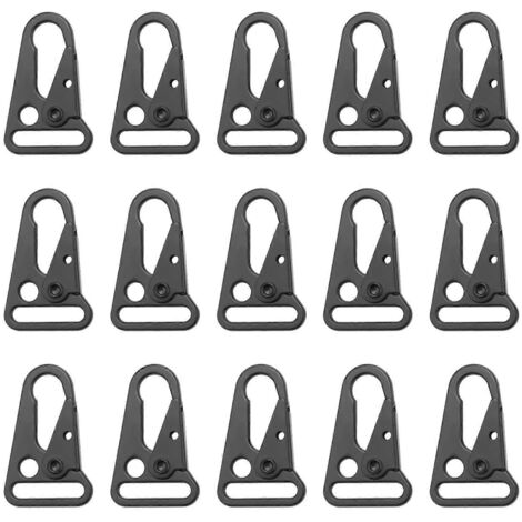 15 mousquetons de fixation pour bandoulière et sac de plein air (1/5)