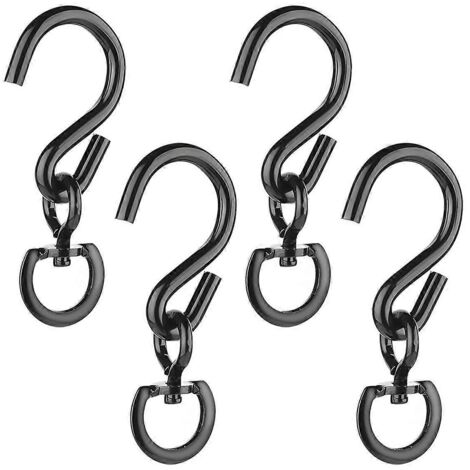 Lot de 4 crochets pivotants pour suspension de plantes, robustes et résistants. (1/5)