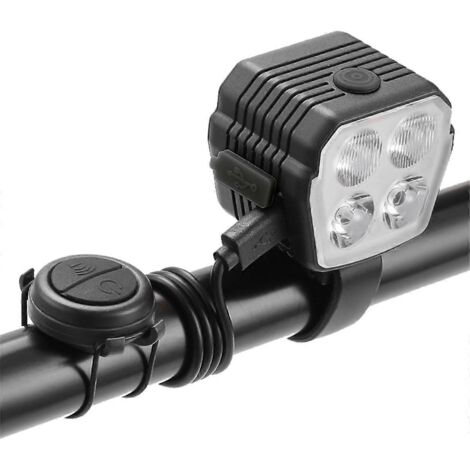 Klaxon de vélo 120 dB, phare de vélo 2 en 1 (1/5)