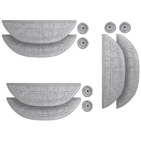 Lot de 12 chiffons de nettoyage lavables pour pièces - (1/5)
