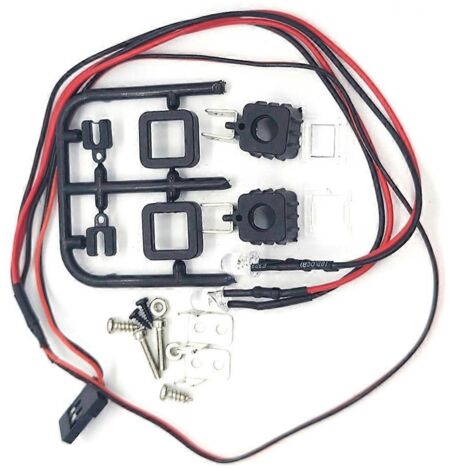Kit de projecteurs LED pour porte-bagages de toit SCX24 RC Carré (1/5)