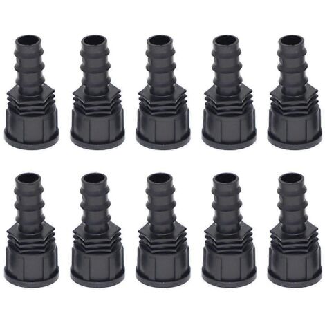 Raccord fileté mâle 3/4" vers embout cannelé pour tuyau d'arrosage 20 mm