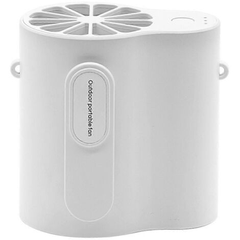 Ventilateur portable à pince rafraîchissant, ventilateur de taille, ventilateur sous-vêtement extérieur blanc --- (1/5)