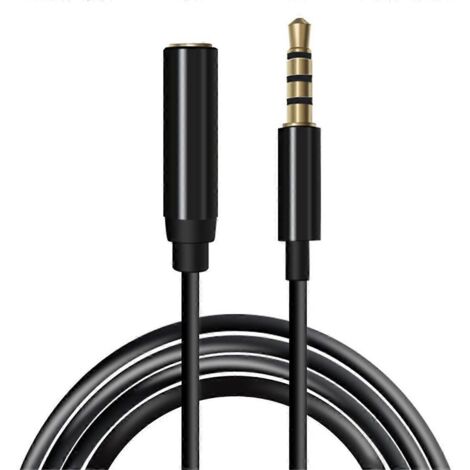 Câble d'extension pour microphone 3,5 mm, câble d'extension de 2 m (1/5)
