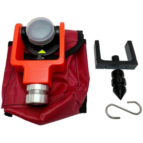 Système de mini-prismes 102 0/-30 mm en métal pour levés topographiques par station totale et GPS (1/5)