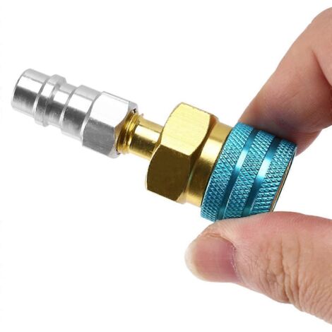 Raccord rapide basse pression R1234Yf vers R134A, adaptateur de tuyau R12 vers R134A