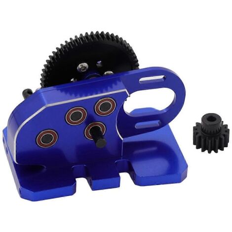 Boîte de vitesses CNC 2Low, boîte de transmission intermédiaire avec surmultiplication bleue -- (1/5)