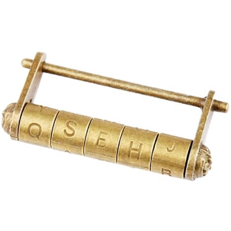 Cadenas à combinaison alphabet Cadenas pour boîte à bijoux (1/5)