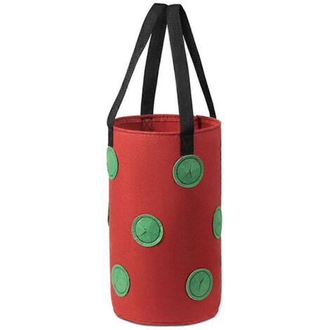 sac de culture suspendu en feutre multifonction à 12 trous pour tomates, B-- (1/5)