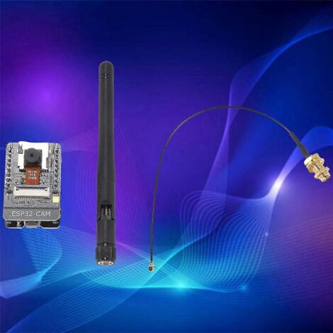 Kit module WiFi Bluetooth ESP32 série vers WiFi Webcam ESP32-CAM-- (1/5)