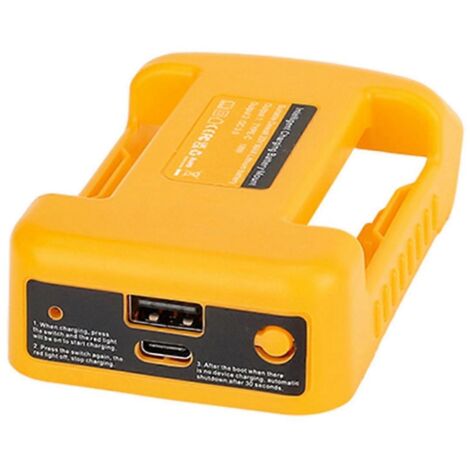 Adaptateur de chargeur USB pour batterie Li-ion 18V 20V-- (1/5)