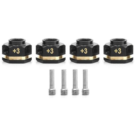 adaptateurs hexagonaux de roue de 12 mm pour voiture RC TRX4 1/10 3 mm-- (1/5)