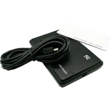 Lecteur de cartes à puce RFID avec port USB, carte à puce 13,56 MHz (1/5)