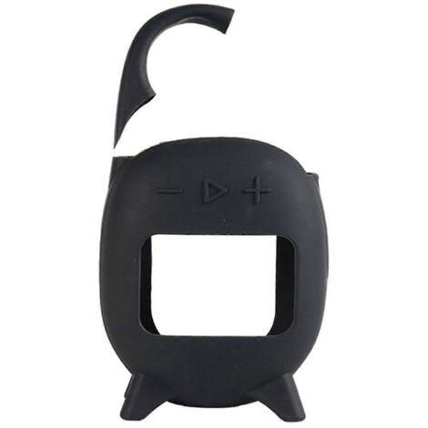 Étui en silicone noir pour enceinte Bluetooth Clip 5 (1/5)