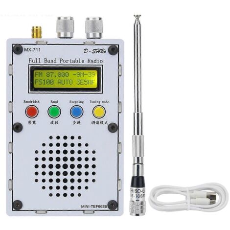DESHIBO MX711 Version de base Mini radio portable à bande complète-- (1/5)